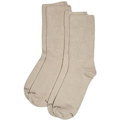 Camano Uniseks sokken (verpakking van 2), beige (zand 0018)., 43/46 EU Camano Uniseks sokken (verpakking van 2), beige (zand 0018)., 43/46 EU