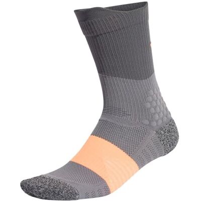 adidas uniseks-volwassene RUNxBOOST Sock 1PP, grey four/grey six/Lucid Orange, 45-48 adidas uniseks-volwassene RUNxBOOST Sock 1PP, grey four/grey six/Lucid Orange, 45-48