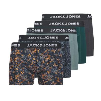 JACK & JONES Junior Jacmaxwell Trunks voor heren, verpakking van 5 stuks, Goblin Blue, Numeric_128 (verpakking van 5 stuks), Goopenhablauw, numeric_128 JACK & JONES Junior Jacmaxwell Trunks voor heren, verpakking van 5 stuks, Goblin Blue, Numeric_128 (verpakking van 5 stuks), Goopenhablauw, numeric_128