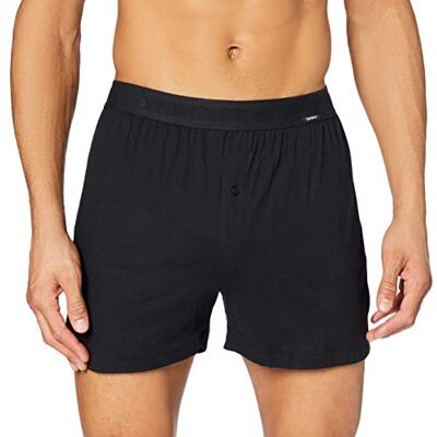 Skiny Heren Boxer Shorts Cotton Retro Boxershorts, zwart, XL Skiny Heren Boxer Shorts Cotton Retro Boxershorts, zwart, XL