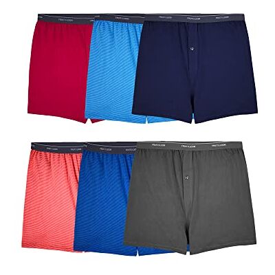 Fruit of the Loom Heren, zonder tag, geweven boxershorts, relaxed fit, vochtafvoerend, diverse kleuren, multipacks., Verschillende kleuren, XX-Large Big Fruit of the Loom Heren, zonder tag, geweven boxershorts, relaxed fit, vochtafvoerend, diverse kleuren, multipacks., Verschillende kleuren, XX-Large Big
