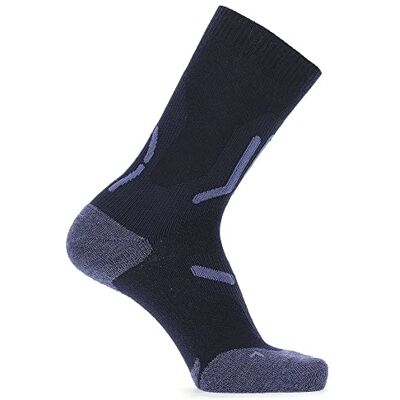 UYN Heren Trekking 2IN Merino MID Socks wandelkous, marineblauw/jeans, eenheidsmaat UYN Heren Trekking 2IN Merino MID Socks wandelkous, marineblauw/jeans, eenheidsmaat