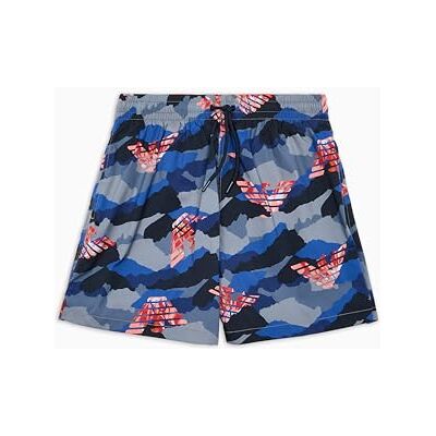 Giorgio Armani Man Macro Eagle Mid Boxer Blauw XXL, Camu Blauw/Eagles, XXL Giorgio Armani Man Macro Eagle Mid Boxer Blauw XXL, Camu Blauw/Eagles, XXL