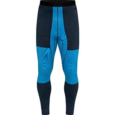 Haglöfs 605091_4QV Natural Blend Tech Long Johns Leggings Heren Camouflage Blue/Nordic Blue, maat S, camouflageblauw/Nordic Blue, S Haglöfs 605091_4QV Natural Blend Tech Long Johns Leggings Heren Camouflage Blue/Nordic Blue, maat S, camouflageblauw/Nordic Blue, S