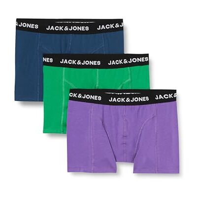 JACK & JONES Boxershorts voor heren, Deep Lavender/Pack: Green Bee Ensign Blue, M JACK & JONES Boxershorts voor heren, Deep Lavender/Pack: Green Bee Ensign Blue, M
