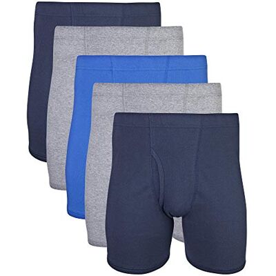 Gildan Boxershorts met overdekte tailleband voor heren, multi-pakket, M Gildan Boxershorts met overdekte tailleband voor heren, multi-pakket, M