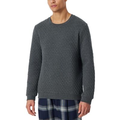 Schiesser Heren lange slaapbroek met manchetten mix + Relax pyjamabroek, Donkergrijs-gem._182041, 58 Schiesser Heren lange slaapbroek met manchetten mix + Relax pyjamabroek, Donkergrijs-gem._182041, 58