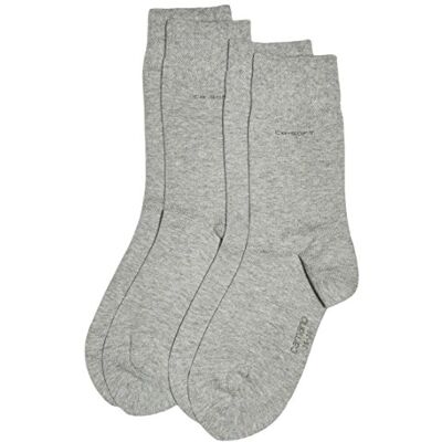 Camano Unisex_Adult Sokken (Pack van 2), 2x Anthrazit 2x Grau, Fabrikant Maat 43/46 Camano Unisex_Adult Sokken (Pack van 2), 2x Anthrazit 2x Grau, Fabrikant Maat 43/46
