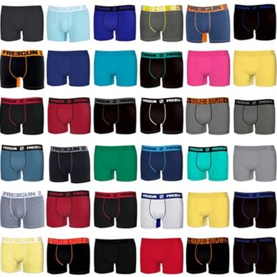 FREEGUN Boxershorts Jongen Katoen, Set van 3, Zwart MLT (14/16 jaar) FREEGUN Boxershorts Jongen Katoen, Set van 3, Zwart MLT (14/16 jaar)
