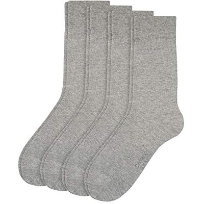 Camano Herensokken (set van 4), grijs (grey 0010), 43-46 EU Camano Herensokken (set van 4), grijs (grey 0010), 43-46 EU