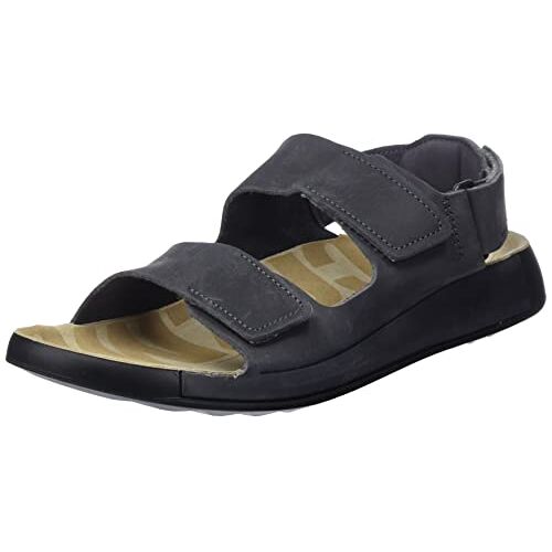 ECCO 2ND Cozmo M Flat Sandalen voor heren, titanium, 44 EU, titanium, 44 EU