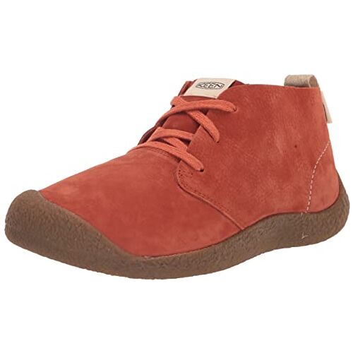 KEEN Mosey Chukka lederen laars, pottenbakkers klei/berk, 10.5 UK, Potters Klei Berk, 45 EU