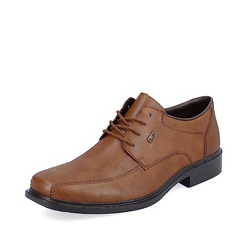 Rieker HEREN Veterschoenen B0013, Mannen Bedrijfsschoen, Nette schoenen,waterafstotend,TEX,bedrijfsschoen,kantoor,Bruin (braun / 24),45 EU / 10.5 UK