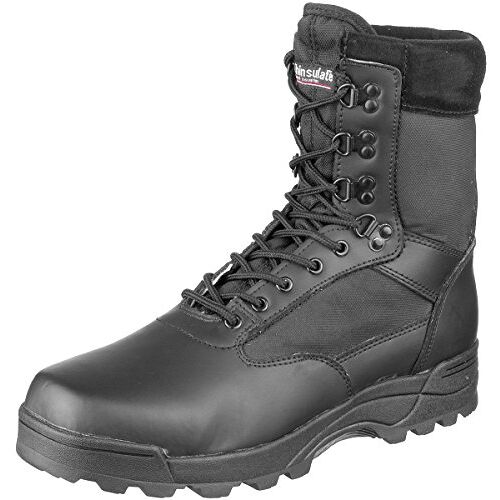 Brandit 9 Eyelet Tactical Boots Tactische militaire laarzen voor heren, zwart, 49 EU