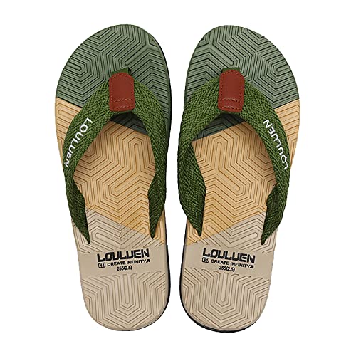 FGUUTYM Teenslippers voor heren, lichte teenslippers, zomer, strand, teenslippers, outdoor, surfen, badslippers, antislip, strandschoenen, doucheslippers, vrije tijd, teenslippers, strandsandalen,