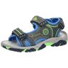 LICO Emil V Sandalen, grijs/blauw/citroen, 39 EU, Grijs blauw citroen, 39 EU