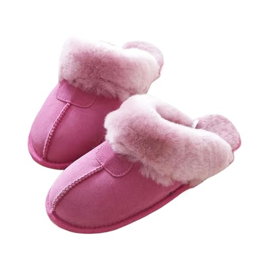 MdybF Slippers women Slippers Female Winter Slippers Women Warm Indoor Slippers Soft Wool Lady Home Slippers-hot P-38