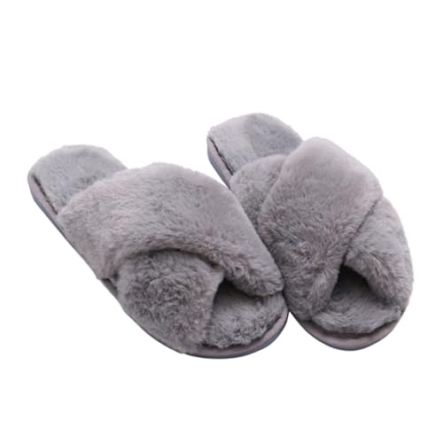 VALICLUD Winterpantoffels 1 Paar antislip pantoffels pantoffel voor dames pantoffels met open teen voor dames Gezellige Pantoffels