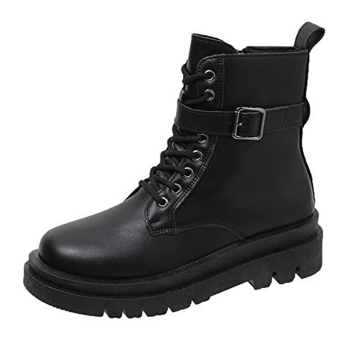 TDEOK Veterlaarzen voor dames, elegant, warme enkellaarzen, elegante winterlaarzen enkellaarzen rubberlaarzen voor dames enkellaarzen winterlaarzen elegante winterlaarzen met hoge hak, zwart, 37