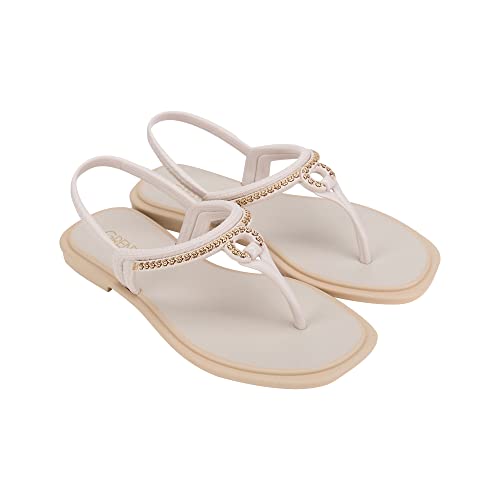 Grendha Dames CAJU Exotica Sand AD, Off White, 39 EU, off-white, 39 EU Smal