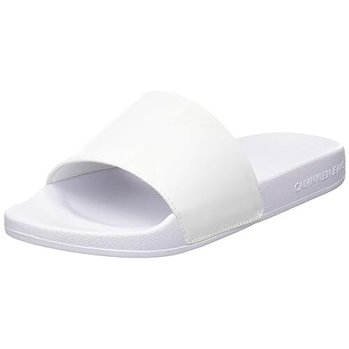 Calvin Klein Dames Slide Ny Seizoensgebonden Mono Wn, Helder Wit, 40 EU