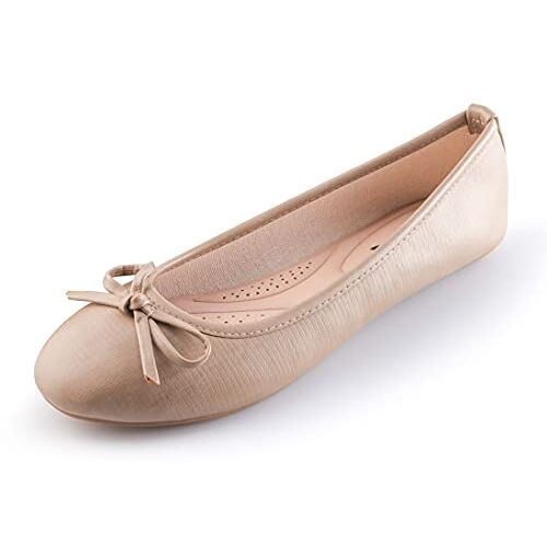 MIGILI 602 Dames Schoenen Ballerina's/Ballerina Flats (Beige, Size 38)
