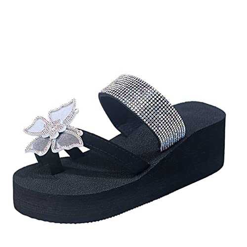 VBEDKDEB Badslippers voor dames, casual slippers, slippers, slippers, slippers, slippers, slippers, slippers, slippers, slippers, slippers, zilver, 40 EU