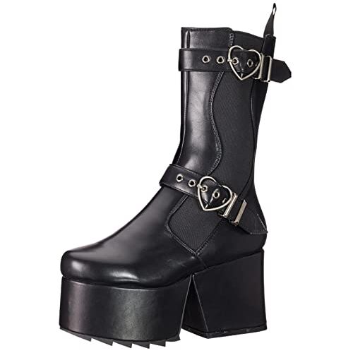 LAMODA Dames Love Radar Knee High Boot, Black PU, 41 EU