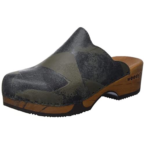 Woody Emma Clog voor dames, zeewier, 9 UK, ZEE, 42 EU