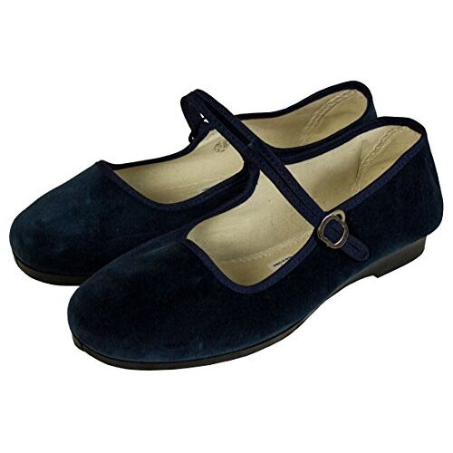 Zen Man Traditionele Chinese damesschoenen, fluwelen schoen, blauw, 37 EU