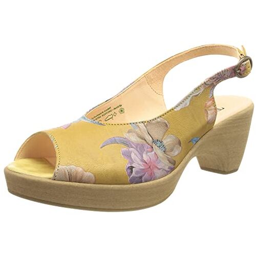 Think! Zeppa_3-000754 Duurzame Slingback-sandalen, 9010 ananas, 41 EU, 9010 ananas, 41 EU