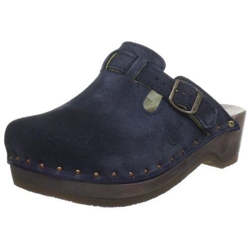 Berkemann Herenriem toeffler clogs, Blauw 396, 40 EU