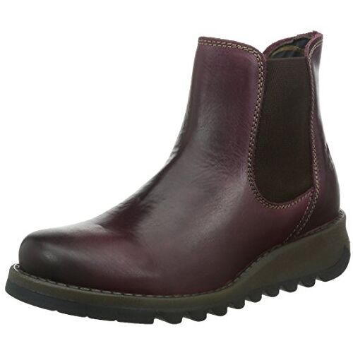 Fly London Dames Salv Chelsea Boot, Paars, 35 EU