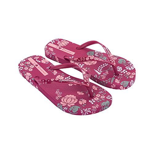 Ipanema Dames Flower Bomb FEM, Bourgondië/roze, 35,5 EU, Bourgondië pink., 35.5 EU