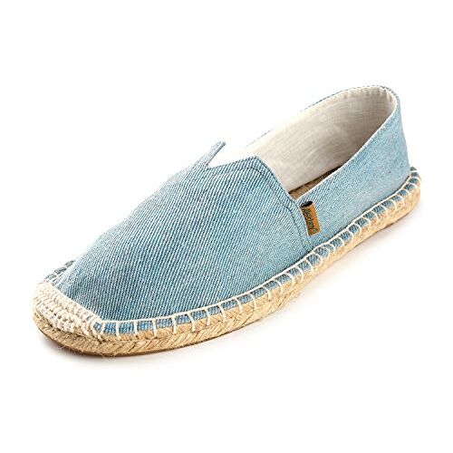 ALEXIS LEROY Zomer Origineel Gewoontjes Espadrilles voor Dames Blauw 37 EU