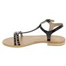 LES TROPEZIENNES PAR M. BELARBI HENYA, Sandalen voor dames, zwart, 38 EU, zwart., 38 EU