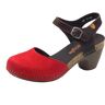 Jungla 7465 Reims Ferrari dames hoge hakken sandalen leer rood, Reims Ferrari, 39 EU