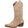 Elara Chunkyrayan Cowboylaarzen voor dames, biker boots, kaki, 37 EU