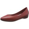 walk&rest Dames Ballerina, Ballerina's, Red, 37.5 EU