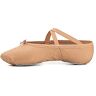 WEKIVA Balletschoenen, balletschoenen, balletschoenen for volwassenen, duurzaam canvas, driehoekig boogontwerp for dames en meisjes (Color : Flesh, Size : 12 UK)