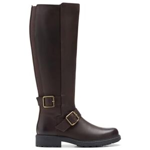 Clarks Premium Dames Orinoco2 lange mode laars, donkerbruin Lea, 4.5 UK, Donkerbruine Lea, 37.5 EU Clarks Premium Dames Orinoco2 lange mode laars, donkerbruin Lea, 4.5 UK, Donkerbruine Lea, 37.5 EU