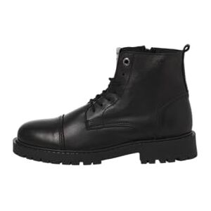 JACK & JONES Jfwtremor Leather Boot Sn veterlaarzen voor heren, antraciet, 42 EU JACK & JONES Jfwtremor Leather Boot Sn veterlaarzen voor heren, antraciet, 42 EU