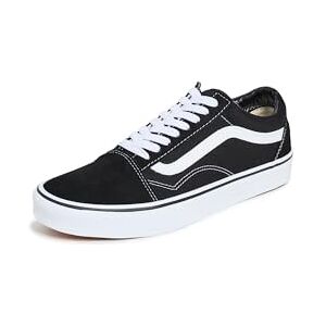Vans Old Skool (suède/canvas), uniseks sportschoenen voor volwassenen, Zwart, 34.5 EU Vans Old Skool (suède/canvas), uniseks sportschoenen voor volwassenen, Zwart, 34.5 EU