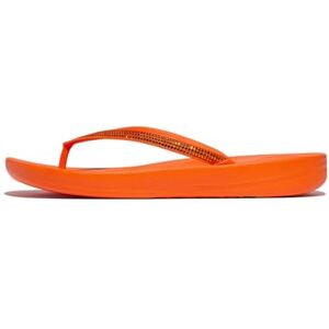 Fitflop Dames IQUSHION Sparkle Flip-Flop, Oranje, 8 UK, Oranje, 42 EU Fitflop Dames IQUSHION Sparkle Flip-Flop, Oranje, 8 UK, Oranje, 42 EU