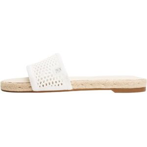 Tommy Hilfiger Dames gebreide mesh espadrilles, Wit Ecru, 42 EU Tommy Hilfiger Dames gebreide mesh espadrilles, Wit Ecru, 42 EU