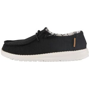 HEYDUDE Hey Dude Meisjes Wendy Youth Moc Toe Schoenen, Linnen Zwart, 35 EU HEYDUDE Hey Dude Meisjes Wendy Youth Moc Toe Schoenen, Linnen Zwart, 35 EU