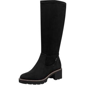 Tamaris Dames Comfort Long Boot Heel Duo-tex Kniehoge laarzen, zwart, 37 EU, zwart, 37 EU Tamaris Dames Comfort Long Boot Heel Duo-tex Kniehoge laarzen, zwart, 37 EU, zwart, 37 EU