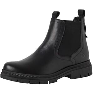 Tamaris Dames 1-25407-45 Chelsea-laarzen, zwart leer, 36 EU, zwart leder, 36 EU Tamaris Dames 1-25407-45 Chelsea-laarzen, zwart leer, 36 EU, zwart leder, 36 EU