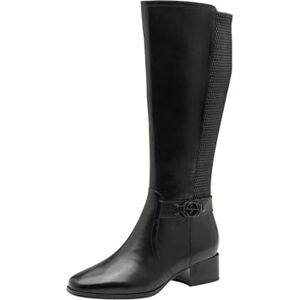 Tamaris Dames Comfort Long Boot Heel Kniehoge laarzen, zwart, 36 EU, zwart, 36 EU Tamaris Dames Comfort Long Boot Heel Kniehoge laarzen, zwart, 36 EU, zwart, 36 EU