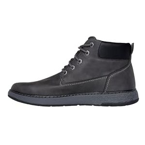 Skechers Garlan Deno enkellaars voor heren, Houtskool Synthetisch, 42.5 EU Skechers Garlan Deno enkellaars voor heren, Houtskool Synthetisch, 42.5 EU
